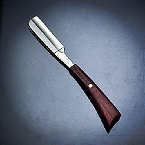 Endan Barber Barber Barber Manual Shaver Straight Edge Не'рѓосувачки челик остар бербер жилет преклопување на бричење на избрична сандалово дрво рачка