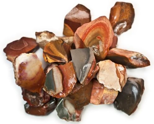 Материјали за хипнотички скапоцени камења: 1/2 lb Масовно груб пустински џеспер камења од Мадагаскар - сурови природни кристали