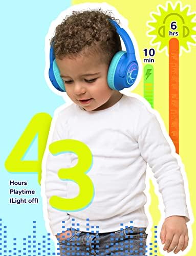 Iclever BTH18 & HS14 снопови-удобно вклопување, стерео звук, преклопување, прилагодлива лента за глава, слушалки за деца за патување со домашно