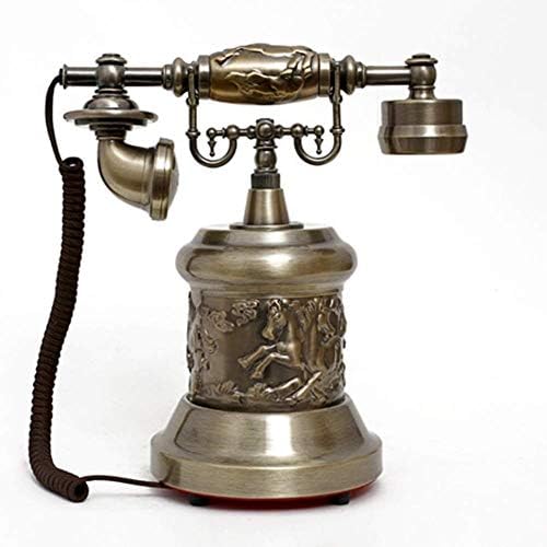 Не-лого Антички фиксен телефон со високи луксузни дома ретро жичен фиксни телефон за дома хотел