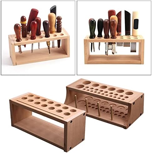 Дрво кожни занаети за складирање на алатки за складирање на алатки за обработка на алатки за обработка на алатки за организирање на организатор