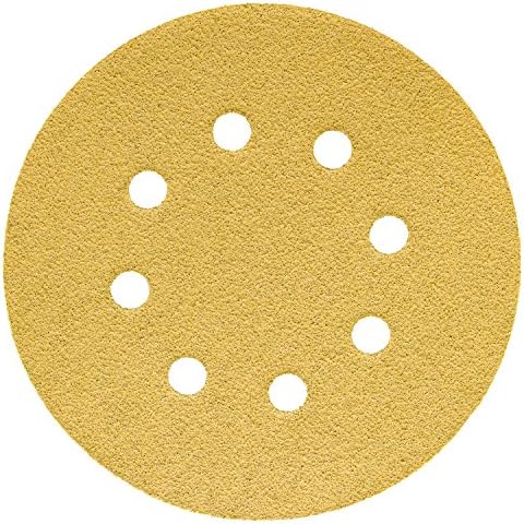 Dura -Gold 5 Дискови за пескарење - 60 решетки, кука и јамка DA Подлога за поддршка и подлога за интерфејс за мека густина
