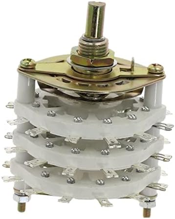 Belof 1pcs 6p5t 6 Пол 5 позиција Трикратни палуби 36pins опсег Channael Rotary Switch