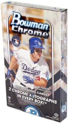 Кутија за хоби за бејзбол на Bowman Chrome Chrome - пакувања во водство на бејзбол