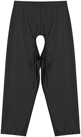 Daенруи жени масло од свила сјајни кратки хеланки шупливи од високо половината јога велосипедисти панталони панталони тренинзи хулахопки