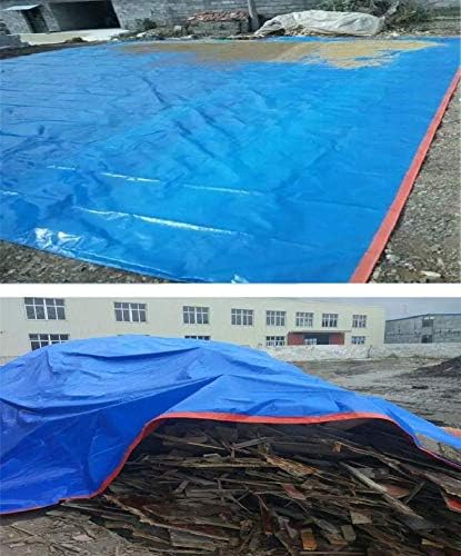 Yqjymfz тешка тарпаулин тарпаулин pe tarp за мебел за внатрешен двор мебел покрив со тешки покрив со громити 160 g m² дебели 0,3 mm tarpaulin тешка 4mx4m