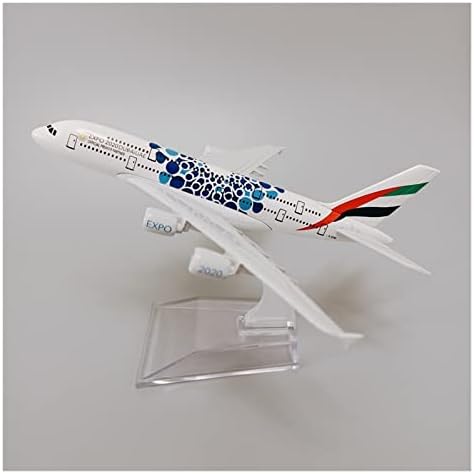 Модели на авиони 16см за авијација Експо 2020 Дубаи Обединетите Арапски Емирати Дубаи Ербас 380 A380 Die Cast Airplane Model Ornament