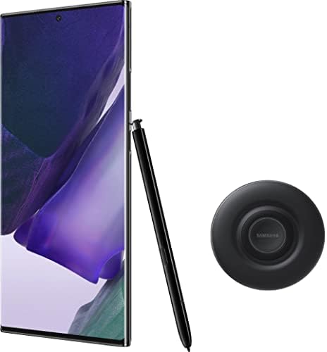 Samsung Galaxy Забелешка 20 Ултра 5G, 128GB, Мистик Црно-Целосно Отклучен w/Брза Безжична Подлога за Полнење