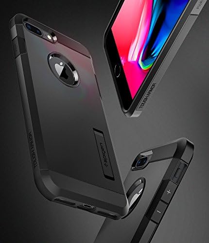 Спиген Цврст Оклоп [2 Генерација] Дизајниран За Iphone 8 Плус Случај / Дизајниран За Iphone 7 Плус Случај-Црно
