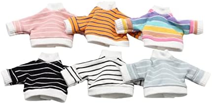 Huieu New OB BJD кукли за облека со долги ракави маица за OB11, obitsu11, молис, 1/12bjd, dod, GSC додатоци за кукли панталони