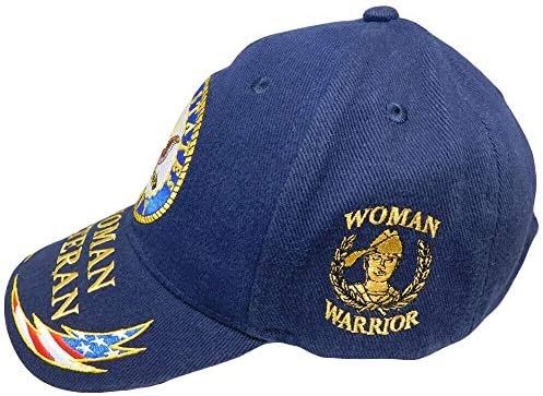 Американска морнарица жена ветеран жена воинска морнарица сина боја на завртки за капачиња за капа