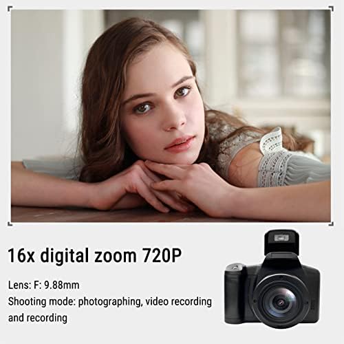 Дигитална камера, FHD дигитална камера за деца видео камера со LCD екран 16x дигитален зум за полнење подароци за камера за тинејџери студенти