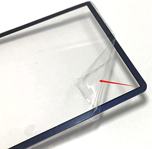 Стакло горен горниот екран рамка за леќи за заштитен LCD екран заштитник со лепило за 3DS XL/NEW 3DS XL LLCONSOLE