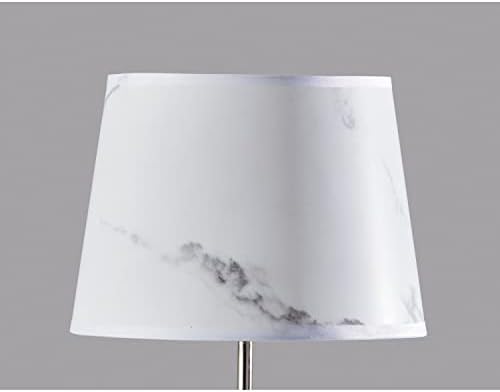 Simplee Adesso Base Grey Grey Marber Shade Table Lamp, бела