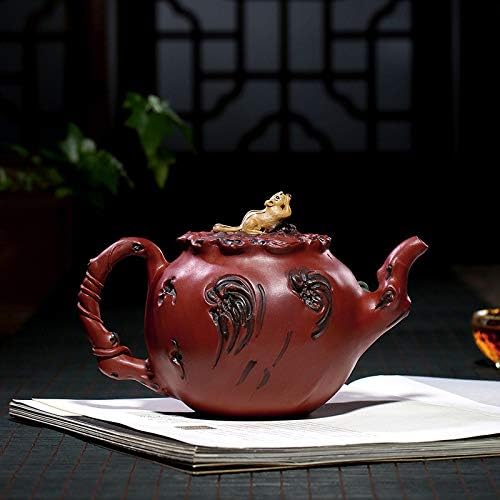 Uxzdx голем капацитет 720ml чајник со виолетова глина филтер чајници Рачно изработен котел