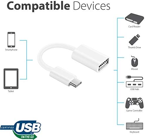 OTG USB-C 3.0 адаптер компатибилен со вашиот LG 15U70P-P.AAS8U1 за брзи, верификувани, повеќекратни функции како што се тастатура,