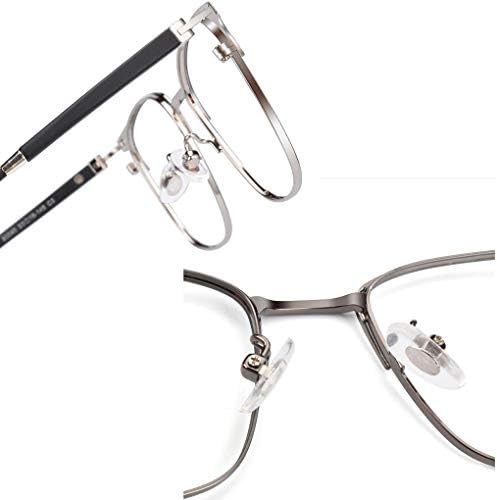 Прогресивни Мултифокални Очила За Читање, Метална Рамка И Леќи Од Смола, Далеку И Близу Не-Поларизирани Читатели со Двојна употреба За Жени/Мажи