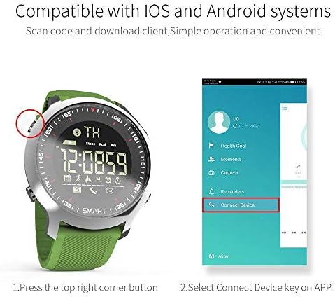 Нов IP67 Водоотпорен Паметен Часовник Поддршка Повик и Смс Алармирање &засилувач; Спортски Активности Тракер Рачен часовник за iOS Андроид Телефони
