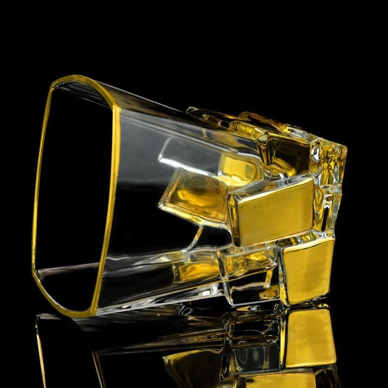 Клхг Злато-насликани Виски Стакло Странски Вино Кригла Креативни 300мл Пиво Кригла Дома Кригла Во Собата
