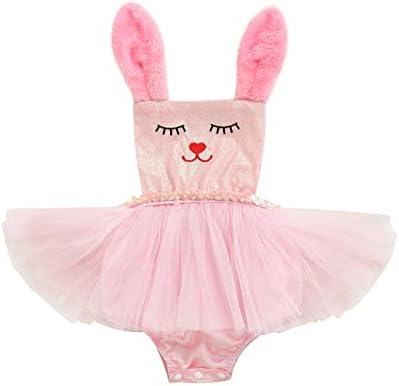 Бебе девојче Велигденско зајаче решетка од решетки без ракави, виножито заложнување на виножито, Тул Туту фустан, празничен зајак, принцеза фустан