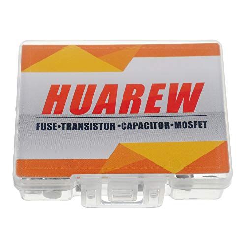 Huarew Christmas Light Fusues 3 засилувач 0,14 x 0,39 инчи / 3,6 x10 mm 125V 3A стакло осигурувачи