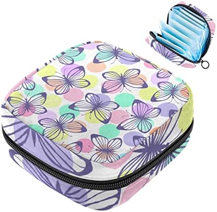 Период торба, санитарна торба за складирање на салфетка, држач за подлога за период, торбичка за шминка, пеперутка