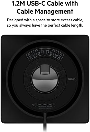 Белкин Епл Гледајте Полнач-Брза Безжична Подлога За Полнење - Јаболко Гледајте Патнички Полнач Со Режим На Ноќна Маса W / USB-C Кабел Вклучен За Apple Watch-Black