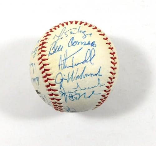 1988 Тимот На Детроит Тигри Потпиша Бејзбол Андерсон Трамел ++ 24 ЏСА Авто-Автограм Бејзбол