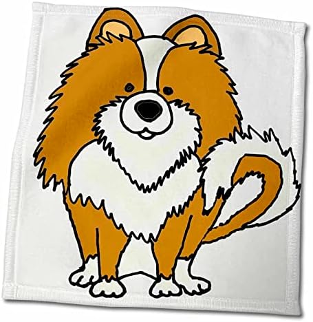 3Drose All Smiles Art Pets - Смешно слатко померанско кученце кучиња цртан филм - крпи