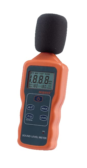 Yfyiqi Sound Meater Meter Spectrum Spectrum Spectrum Analyzer Meter Meter Tester Voice Decibel Мерач на бучава од бучава со опсег 35 до 130dB точност ± 2dB фреквенција опсег од 125Hz до 8kHz