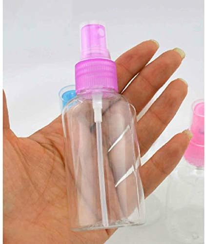 Besportble парфем шише мали 2 парчиња 75 ml празно шише со спреј преносно шише за полнење на про transparentирни шишиња за патувања, мали стаклени шишиња со вода, шишиња со вода ш