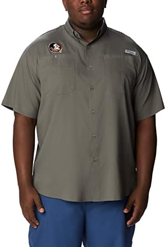 Колумбија НЦАА Флорида Држава Семинолес Машка кошула за кратки ракави Тамиами, мала, ФСУ - јаглен