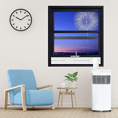 Комплет за прозорци за преносен климатик на Lesuda, комплет за прозорци за преносен климатик со заптивка 2 пакет, комплет за плочки