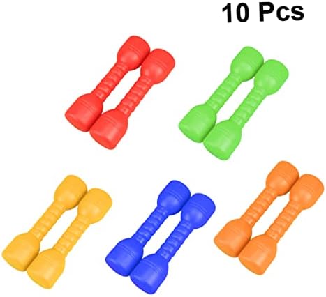 Clispeed 20 парчиња рака сина бар играчки алатки за градинки Вежбање боја зелена фитнес портокалова мрена зелена/жолта/портокалова/црвена/сина