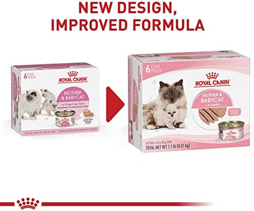 Health Canin Feline Health Nutrition Mother & Babycat Ултра мека мус во храна со конзервирана мачка сос, 3 мл лименки 6 пакувања