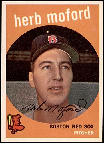 1959 Топпс 91 Херб Мофорд Бостон Ред Сокс NM Red Sox