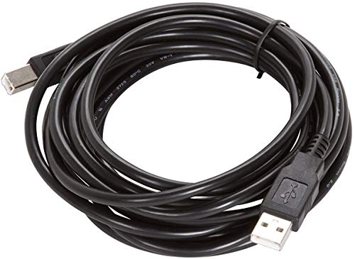 Imbaprice 10 стапки долги USB 2.0 печатач и кабел за скенер за EPSON изразување Home XP-310 XP-400 XP-410 XP-600, Workforce WF-2530 WF-2540 WF-3520 WF-3540 Печатачи-Црно