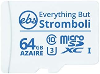Се Освен Стромболи 64GB Azaire Microsd Мемориска Картичка &засилувач; Адаптер Работи Со Samsung Galaxy Телефони Серија A10, A10e, A20,