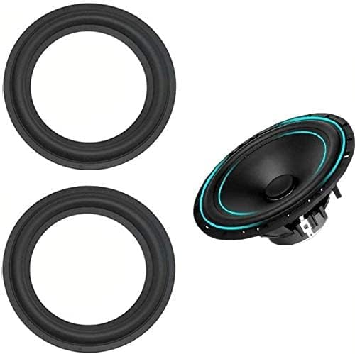 Heyiarbeit 10 инчи звучникот гума на работните прстени за замена на делови за поправка на звучникот или DIY 2 парчиња