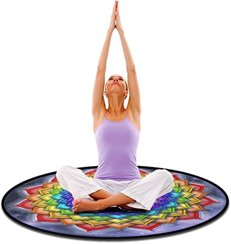 Килими јога медитација тркалезна област Традиционална тркалезна медитација мат