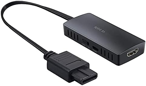 Сензилин N64 до HDMI-компатибилен конвертор со висока дефиниција кабел за Nintend N64 / SNES приклучок и игра 1080p адаптер