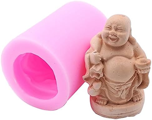Монки Буда силиконски калап за рачно изработен сапун, занаети, свеќа, чоколадо, мафини, мраз
