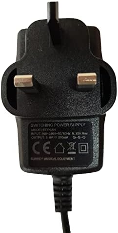 Замена на електрична енергија за Belcat RVB-516 Reverb Effect Affection Adapter Adapter UK 9V