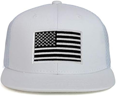 Црно бело американско знаме за црно бело американско знаме за црно бело американско знаме, капа за камиони за камиони