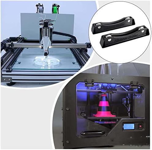 ZMSHENMA 2 PCS прилагодливи 3Д -држачи за филамент за печатач - цврсти загради за материјали за 3D печатење