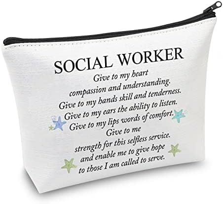 ЦМНИМ Социјален Работник Подароци Торба Торба За Жени Социјален Работник Молитва Благодарност Подарок Социјален Работник Дипломирање