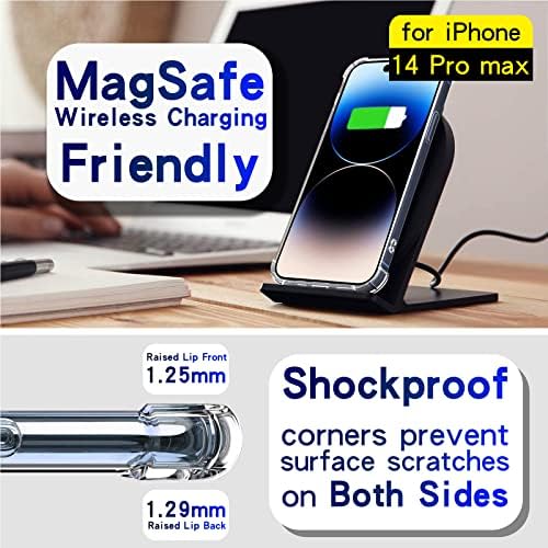 Валаивњ Блинг Огледало Случај за iPhone 14 Pro Max, Sparkle Rhinestone Телефон Случај Со Заштитник На Објективот На Камерата,