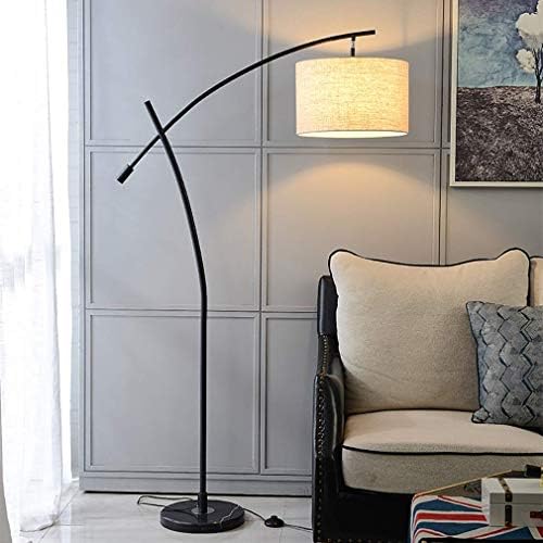 Bkgdo Поди светла, висока стоечка светлина што виси уникатен дизајн стоејќи светлина - за канцеларија, дневна соба за спални простории стојат ламба/црна боја