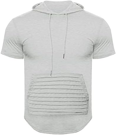 Машка маица за кратки ракави за машка 2023 година и шорцеви поставени спортски облеки со 2 парчиња летни облеки за маички за пантолони