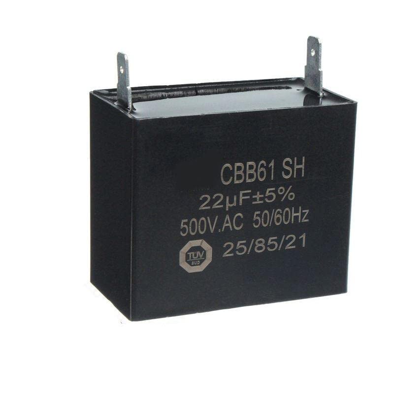 CBB61 SH 22UF MFD 500V AC 50/60Hz E232607 Генератор Кондензатор AVR Кондензатори